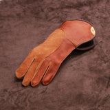 Tan double thickness glove - Medium